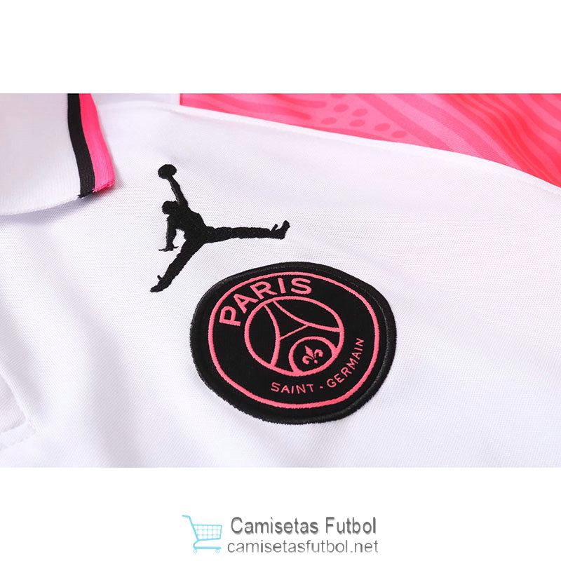 Camiseta PSG Polo White Pink 2020/2021